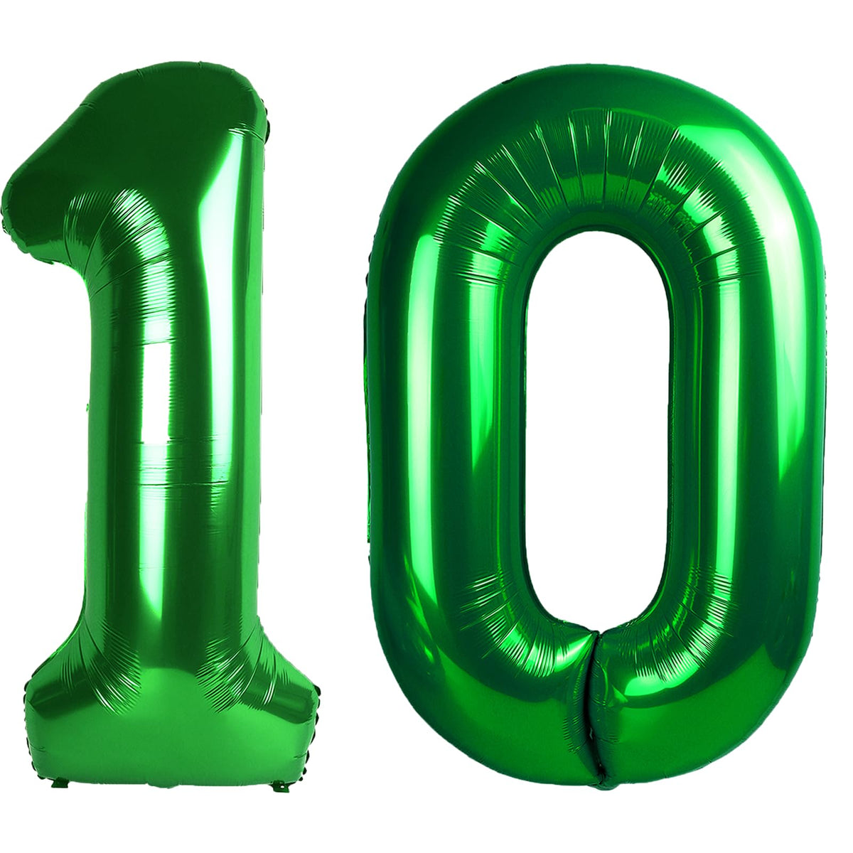 Kelfuoya 40-inch number 10 balloon gold wall display for a striking party backdrop