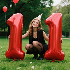 Kelfuoya 40-inch number 11 balloon suits weddings and anniversaries.