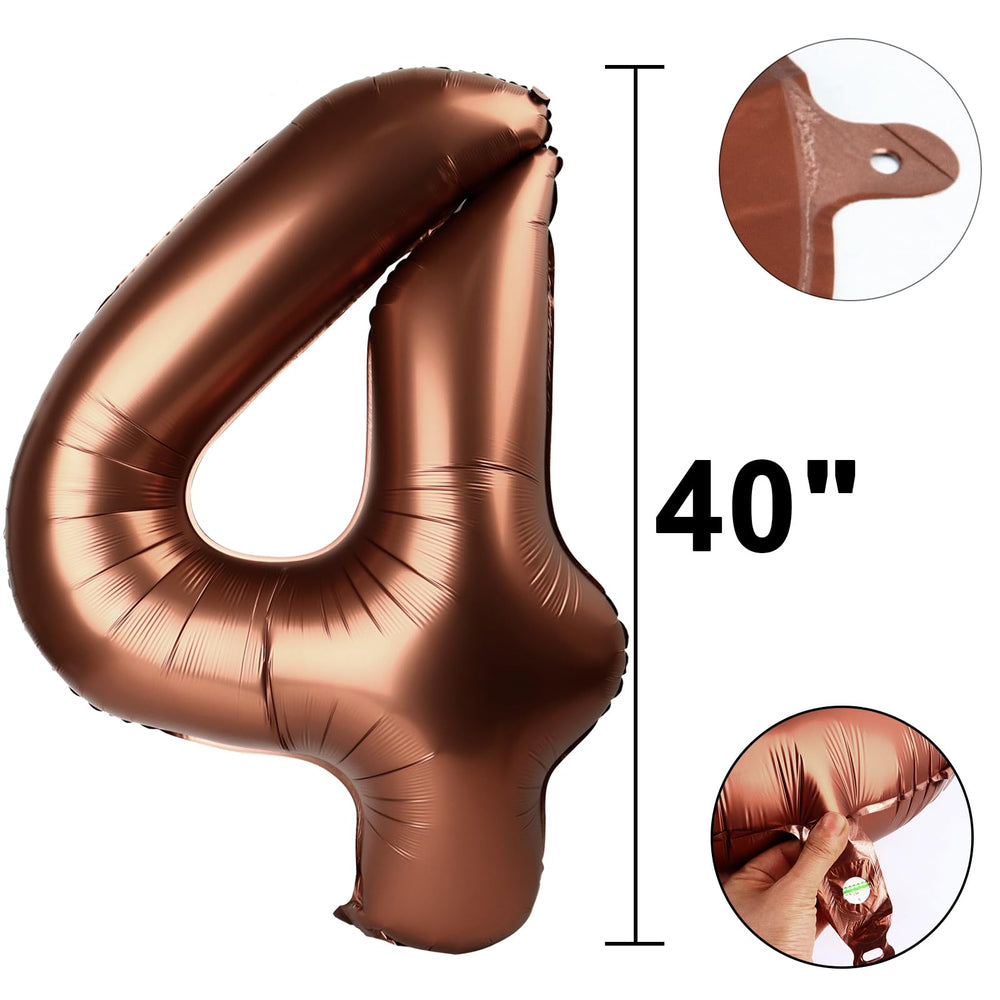 Kelfuoya 40-inch number 14 balloon, perfect for milestone photo backdrops