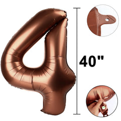 Kelfuoya 40-inch number 14 balloon, perfect for milestone photo backdrops