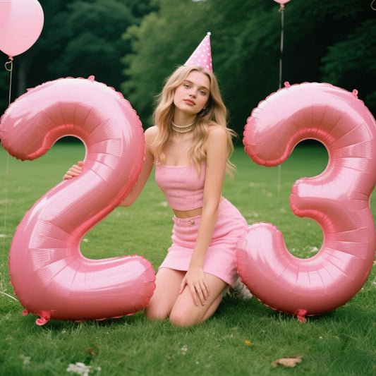 Kelfuoya 40 inch number 23 foil balloon ideal for photo moments