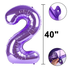 Kelfuoya wall display with purple 22 balloon creates memorable backdrops
