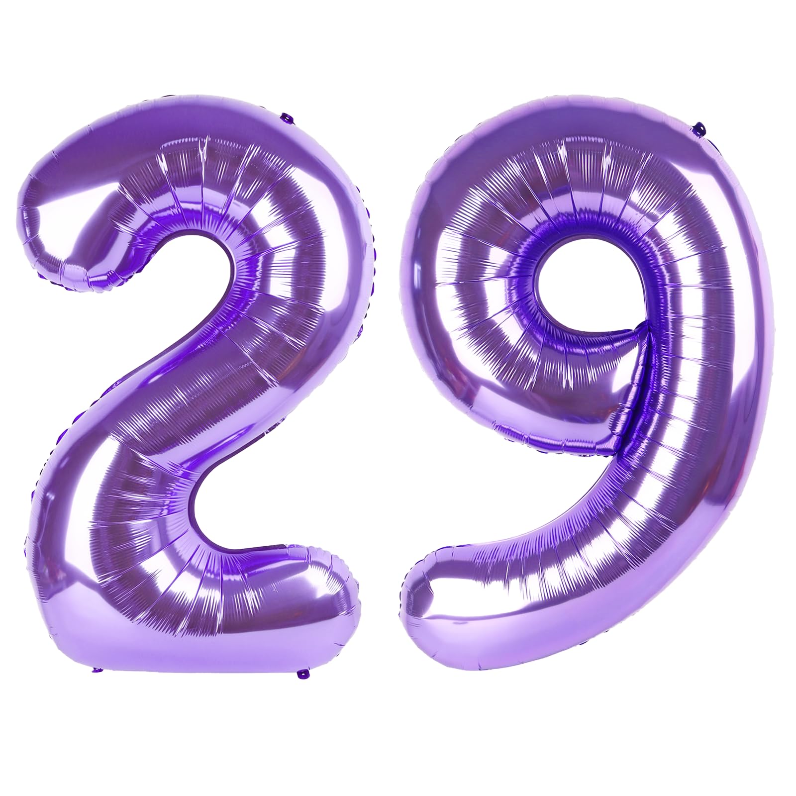 Kelfuoya 40-inch purple 29 balloon with glossy foil surface for party decor