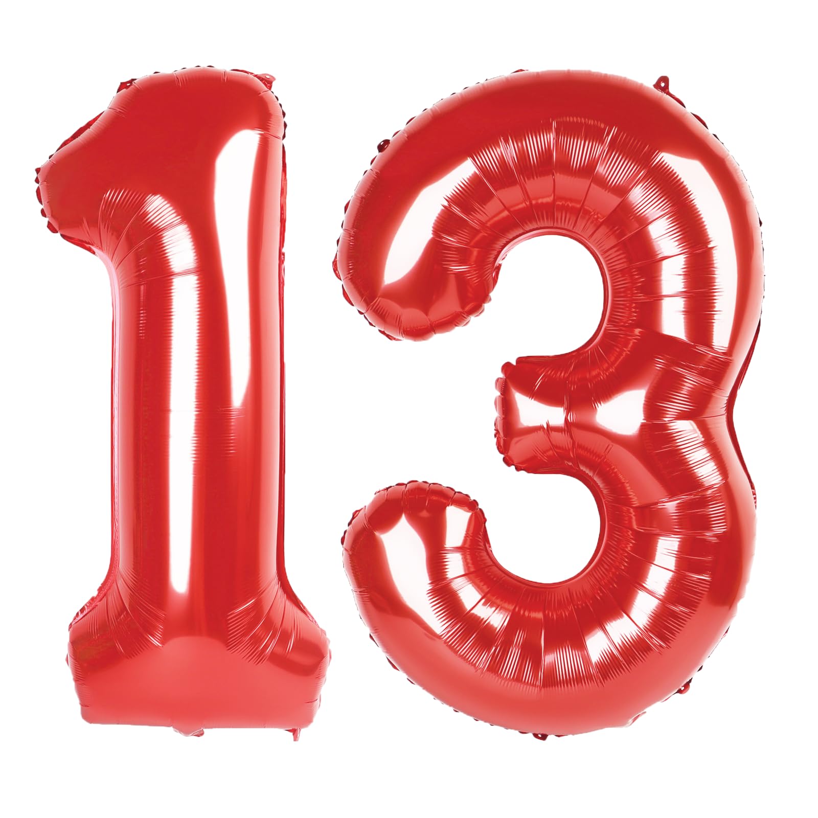 Kelfuoya 40-inch red number 13 balloon as a standout party decor piece
