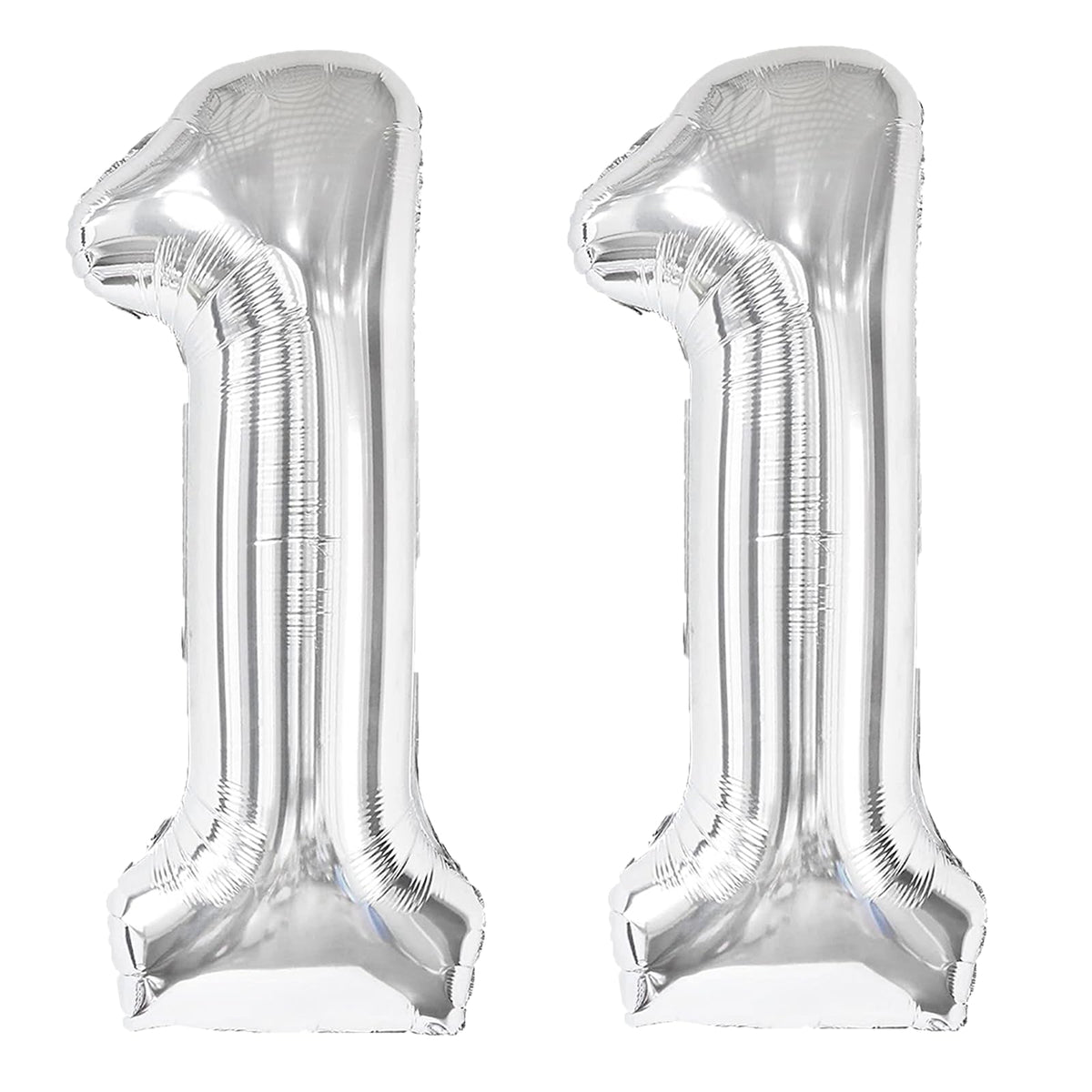 Kelfuoya 40-inch silver 11 balloon for elegant party backdrop