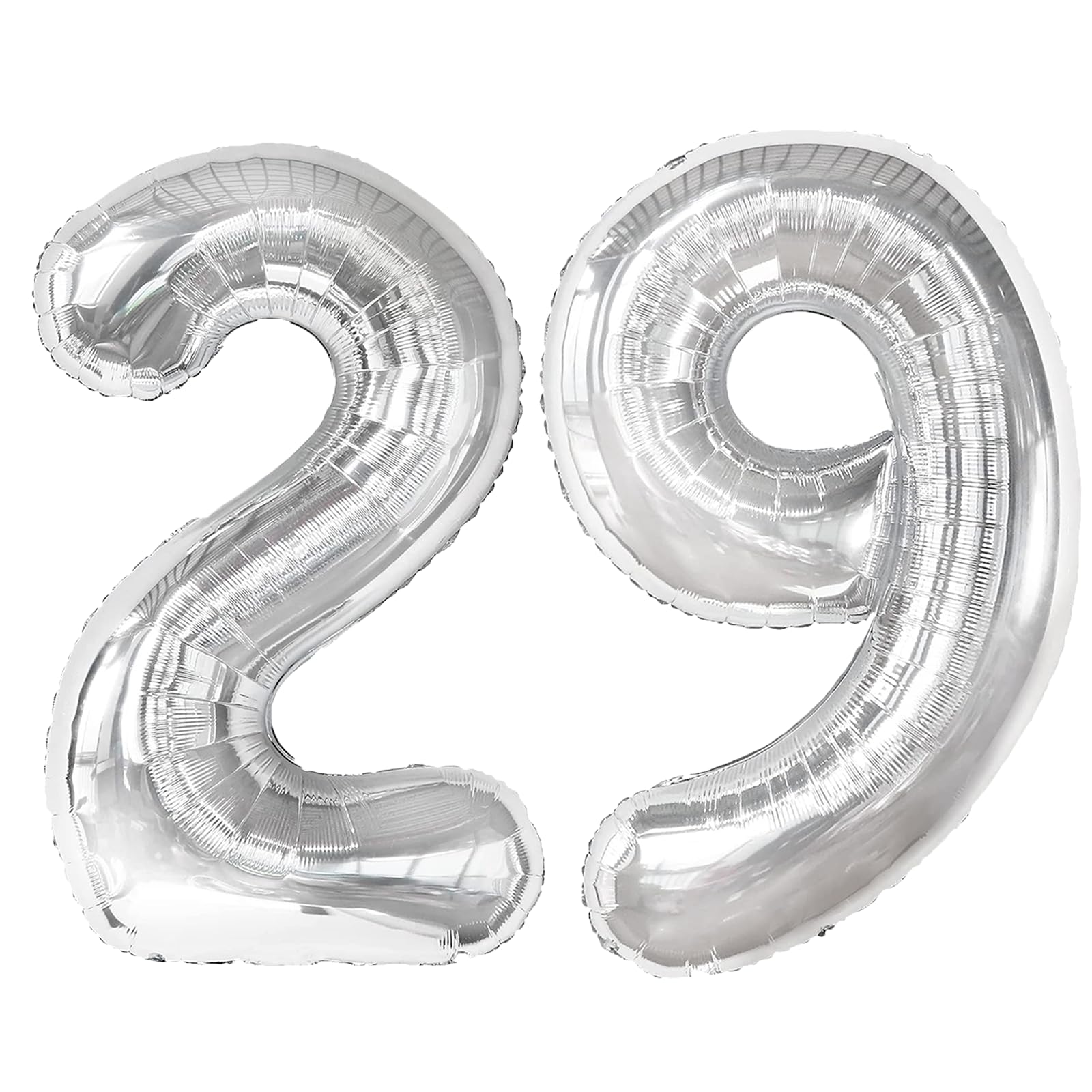 Kelfuoya 40-inch silver number 29 balloon for bold birthday or anniversary decor