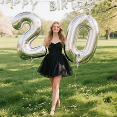 Kelfuoya birthday decor with number balloon enhances festive ambiance