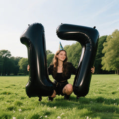 Kelfuoya number 7 balloon, easy to inflate and secure for durable decor.