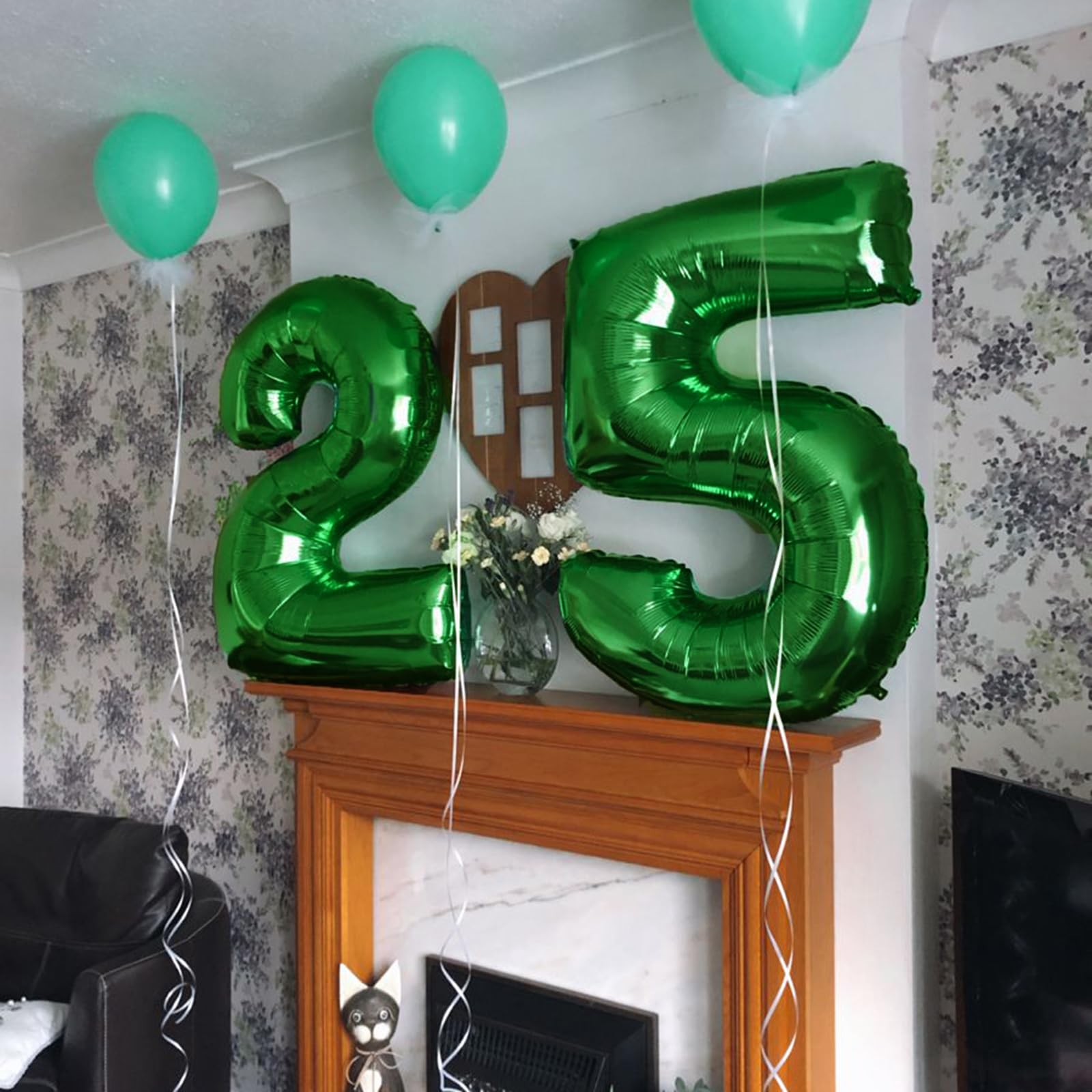Kelfuoya blue 25 balloon, complements themed celebrations beautifully