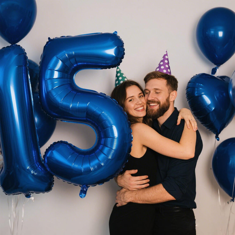 Kelfuoya color range number balloons offers versatile theme matching for celebrations.