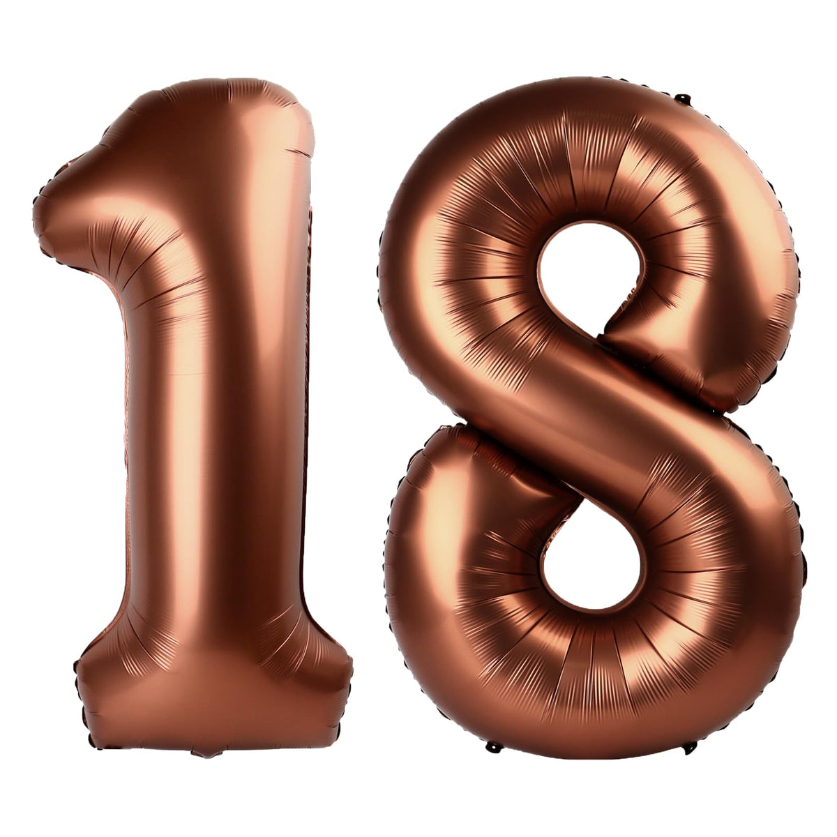 Kelfuoya dark brown 40-inch 18 balloon wall decor enhances party visuals.