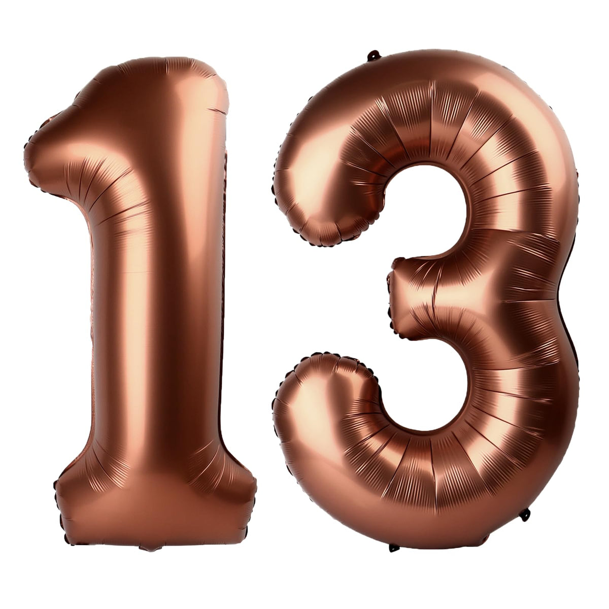 Kelfuoya dark brown 13 balloon 40inch foil for elegant birthday decor