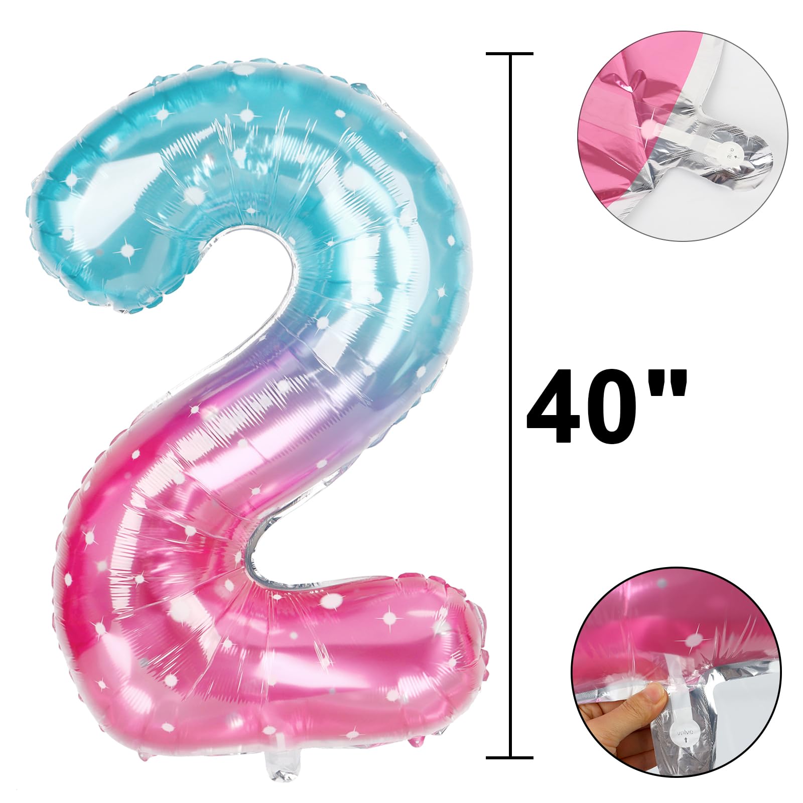 Kelfuoya starry digital balloon adds elegant décor for anniversaries.