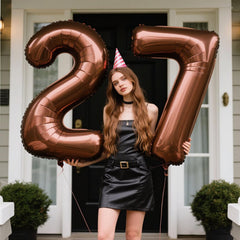 Kelfuoya digital-number balloons provide versatile decor for weddings and anniversaries.