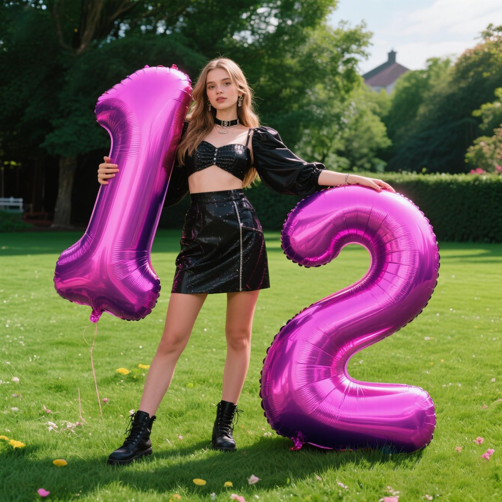 Kelfuoya 40-inch foil balloon shines indoors and outdoors