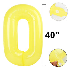 Kelfuoya foil Mylar number balloon ideal as a wall backdrop for celebrations.