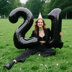 Kelfuoya foil number-1 balloon elevates birthday party setup at 40 inches.