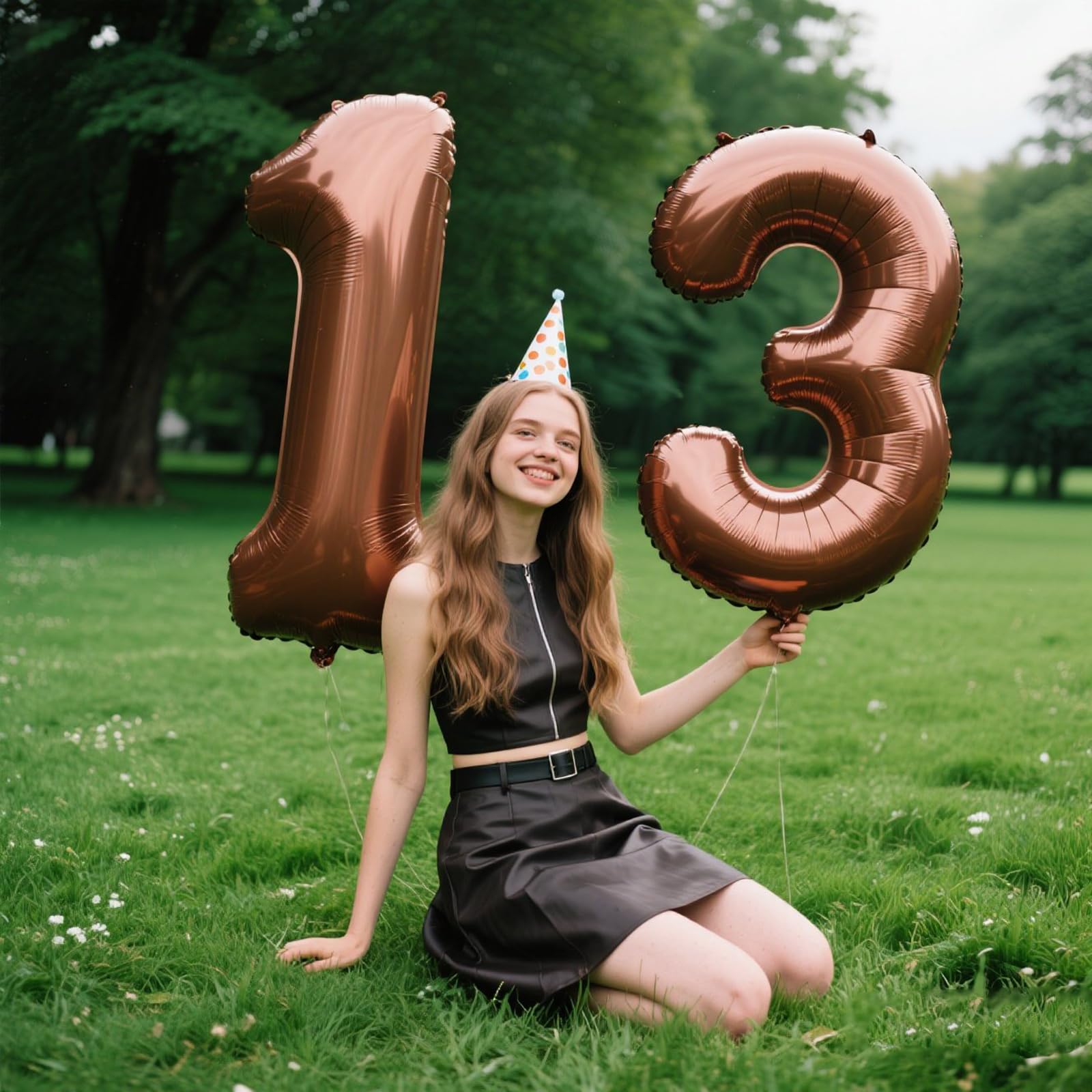 Kelfuoya foil 13 balloon wall display ideal for photo backdrops
