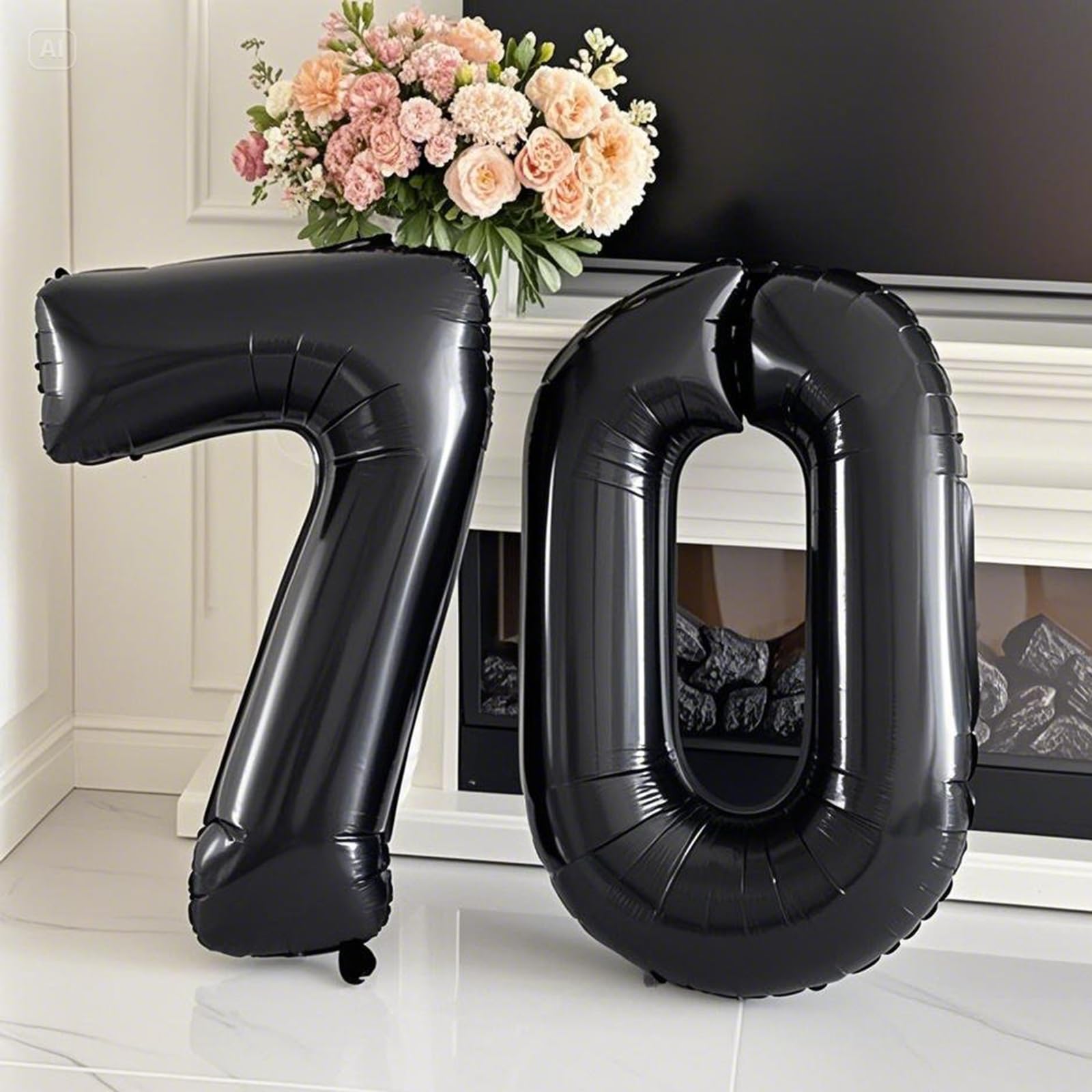 Kelfuoya foil number balloons 0-9 collection for versatile party themes.