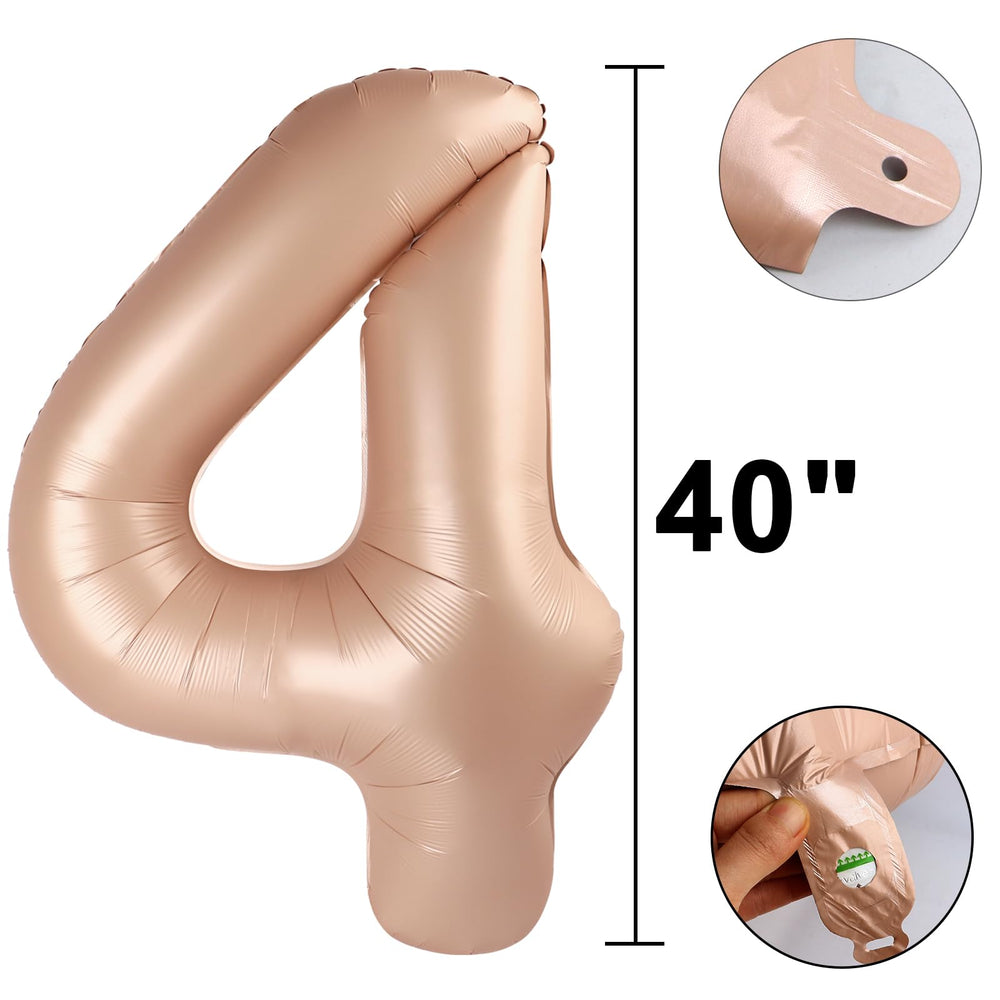 Kelfuoya giant-foil-number-24-balloon-backdrop provides photo-worthy party focal point