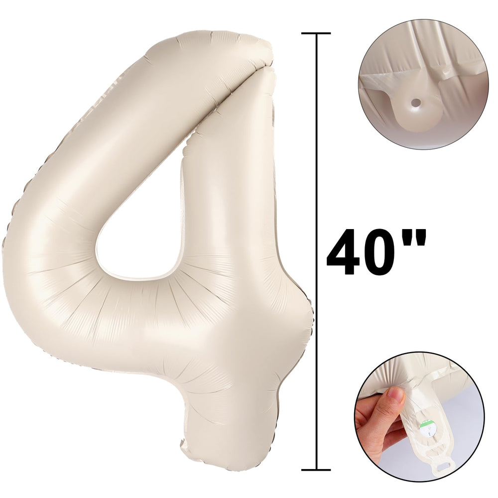 Kelfuoya giant foil numeral balloon ideal for stunning party backdrops and photos