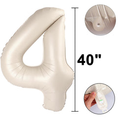 Kelfuoya giant foil numeral balloon ideal for stunning party backdrops and photos