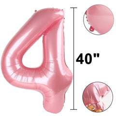Kelfuoya giant number 24 balloon as a bold backdrop for photos