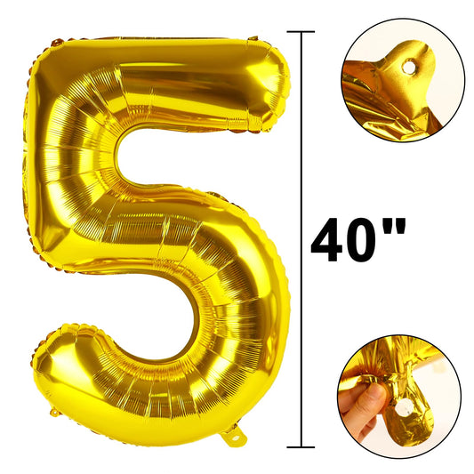 Kelfuoya gold number 5 with inflation straw included for easy setup.