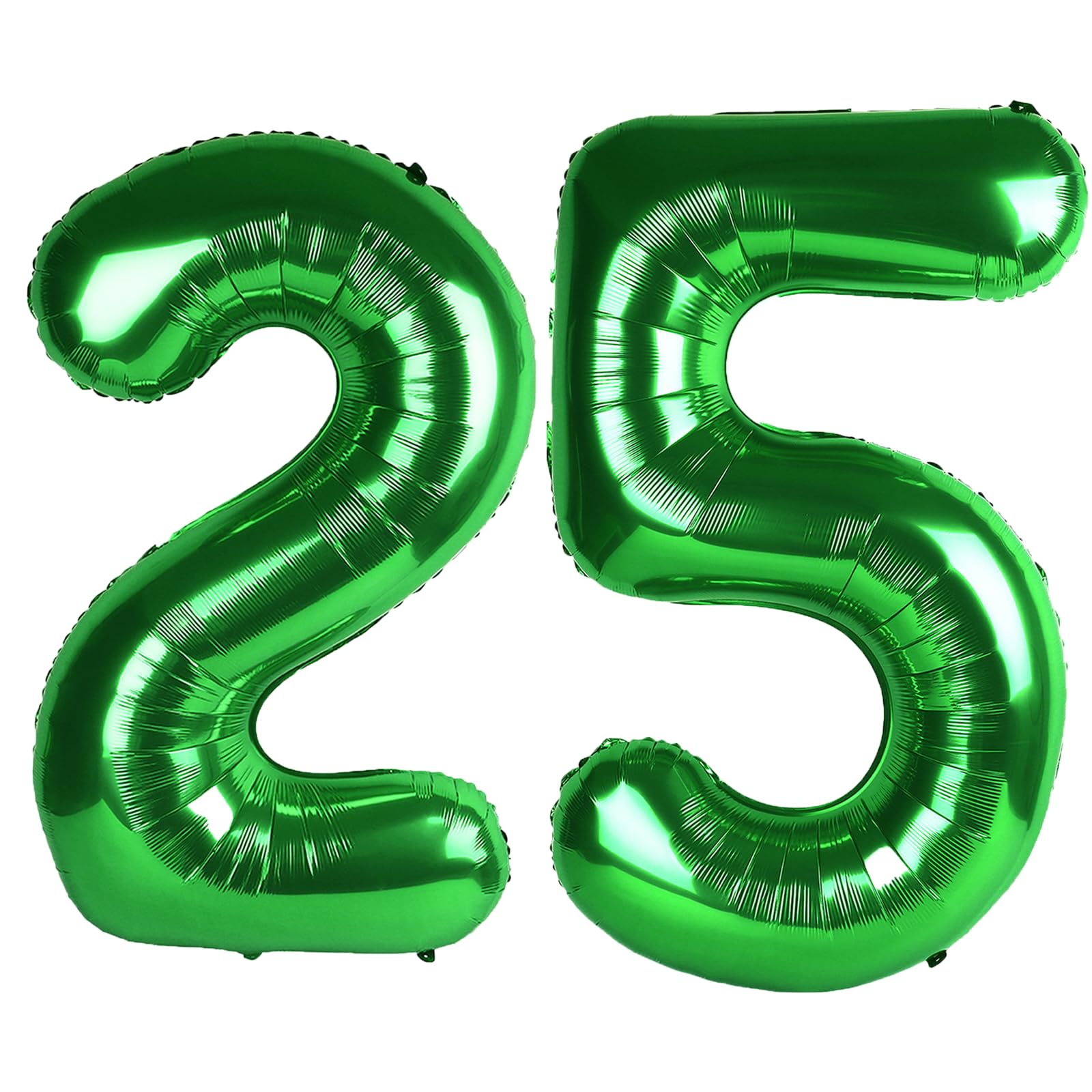 Kelfuoya green 25 balloon in 40-inch size, ideal for bold birthday backdrops