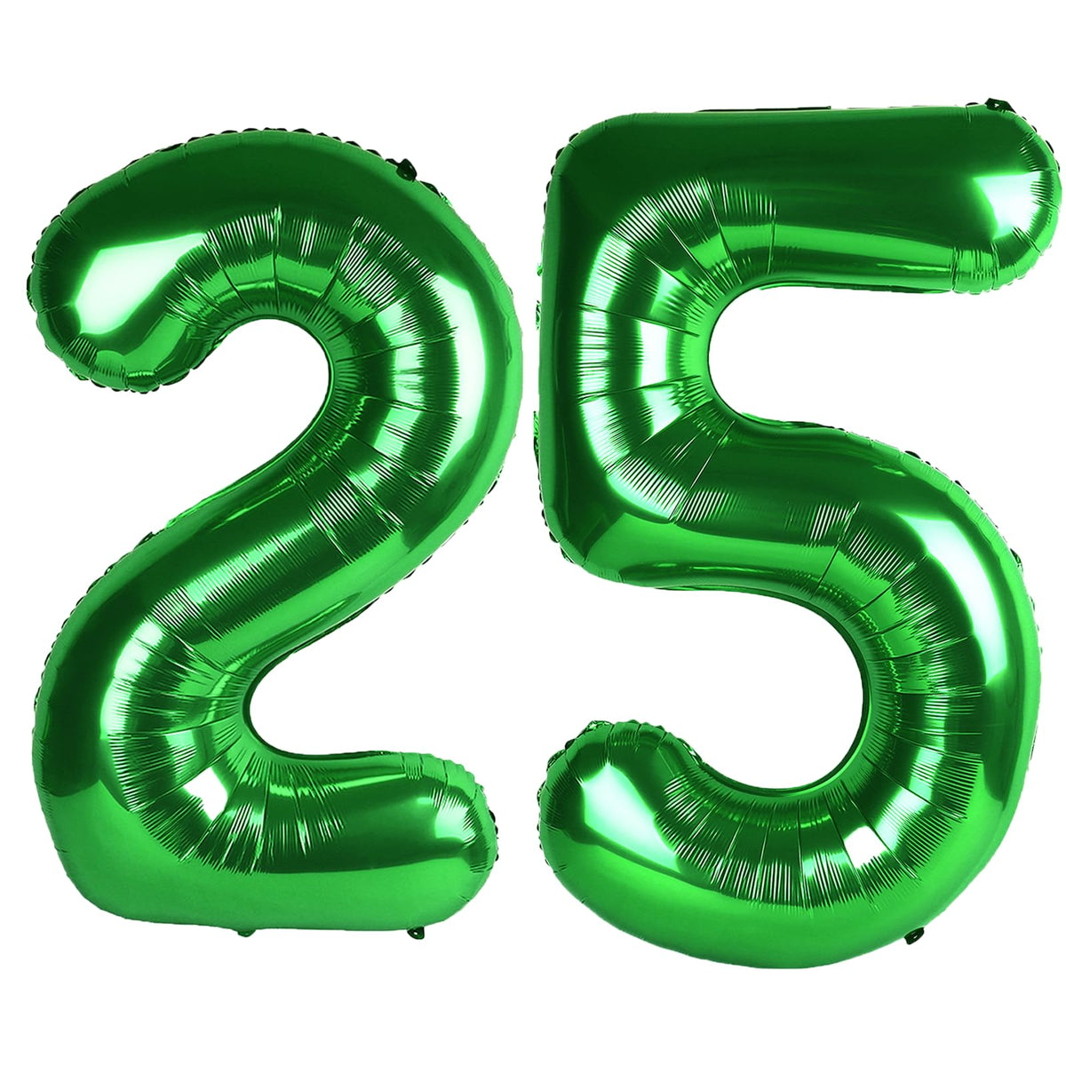 Kelfuoya green 25 balloon in 40-inch size, ideal for bold birthday backdrops