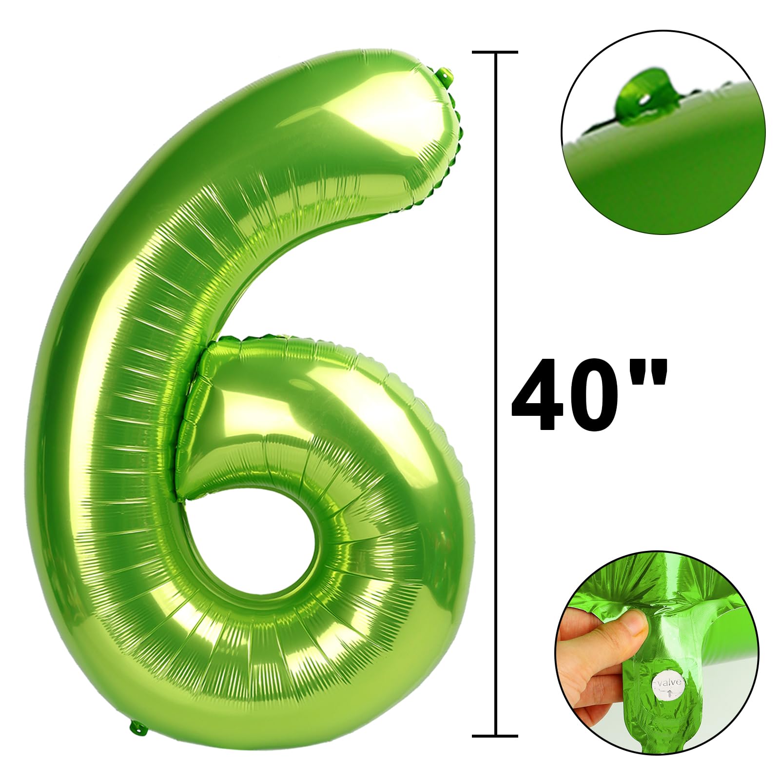 Kelfuoya jumbo number balloon for birthdays and anniversaries.