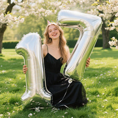 Kelfuoya large number 7 foil balloon ideal for photos