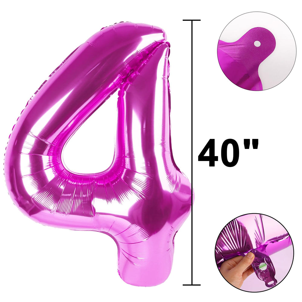 Kelfuoya multi-color options with number balloons to match party themes.