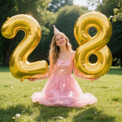 Kelfuoya multicolor 40-inch numbers offer party theme versatility