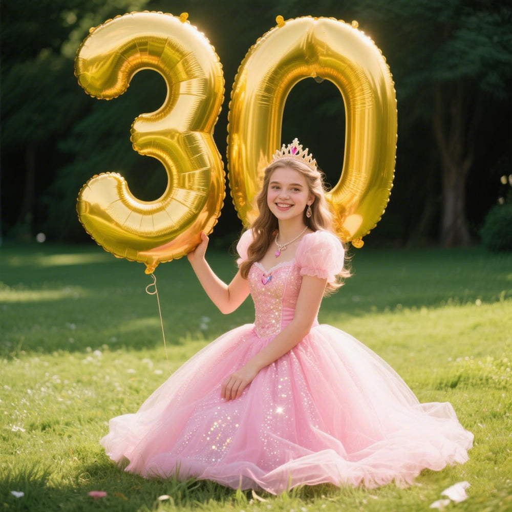Kelfuoya multiple color numbers balloon for versatile themes.