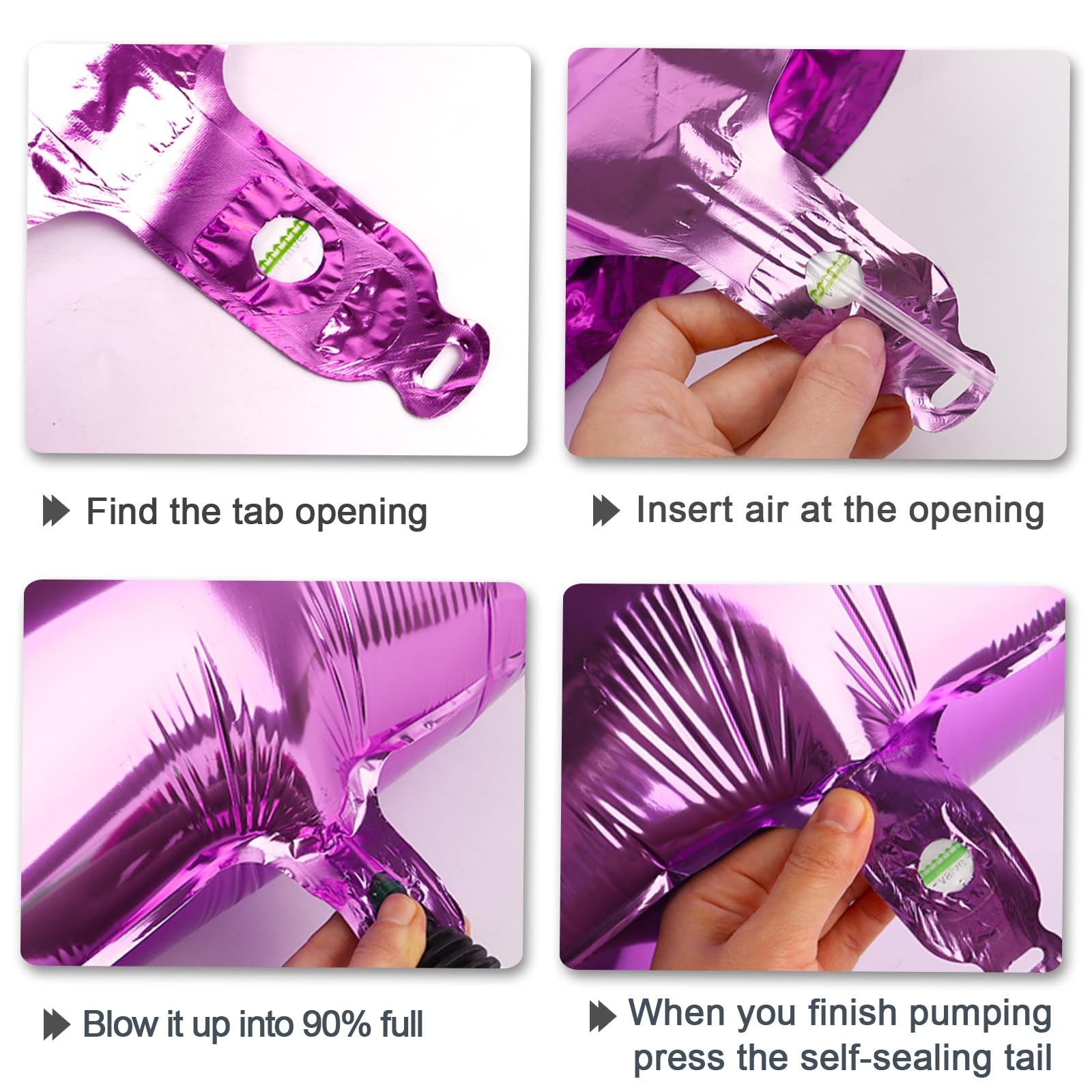 Kelfuoya shiny mylar finish enhances festive lighting effects.