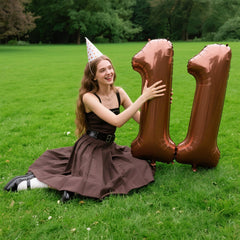 Kelfuoya number 11 balloon suitable for weddings and anniversaries.