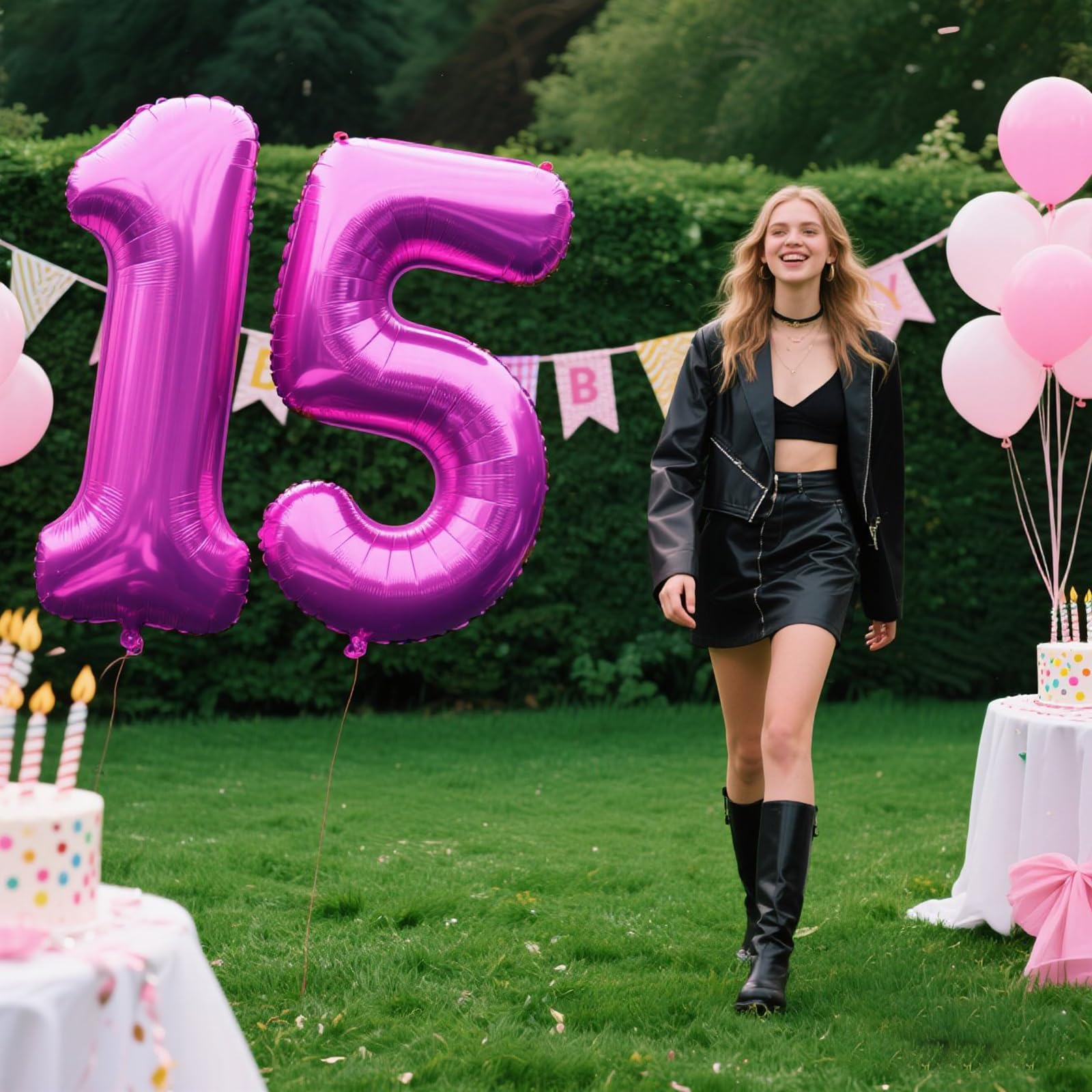 Kelfuoya number 5 balloon versatile for birthdays and anniversaries