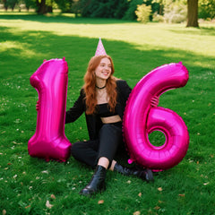 Kelfuoya number balloon variety of color options for themes