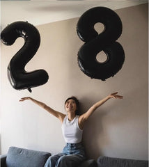 Kelfuoya number balloon wedding anniversary decor with versatile display.