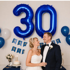 Kelfuoya number balloons theme-decoration ideal for coordinated party themes.