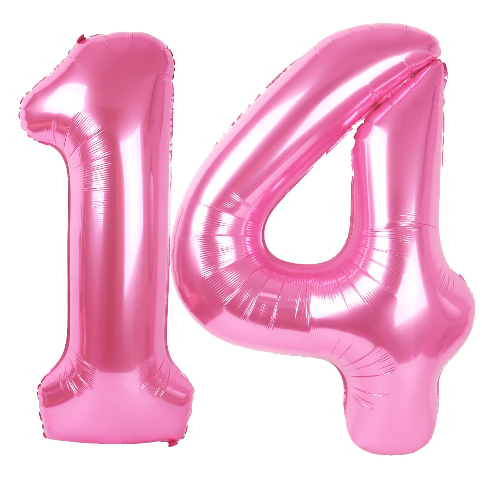 Kelfuoya pink number 14 balloon for a bold birthday display.