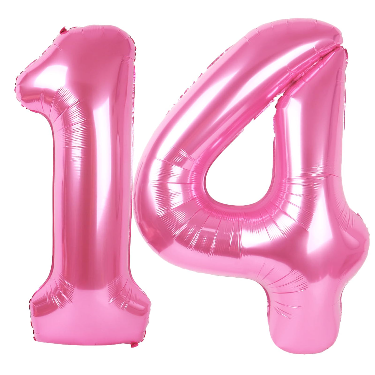 Kelfuoya pink number 14 balloon for a bold birthday display.