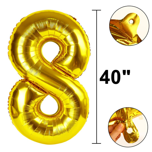 Kelfuoya premium Mylar foil balloon wall decor with shimmering finish