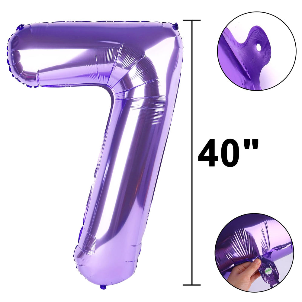 Kelfuoya purple foil balloon for elegant wedding decor and milestone celebrations