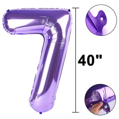 Kelfuoya purple foil balloon for elegant wedding decor and milestone celebrations