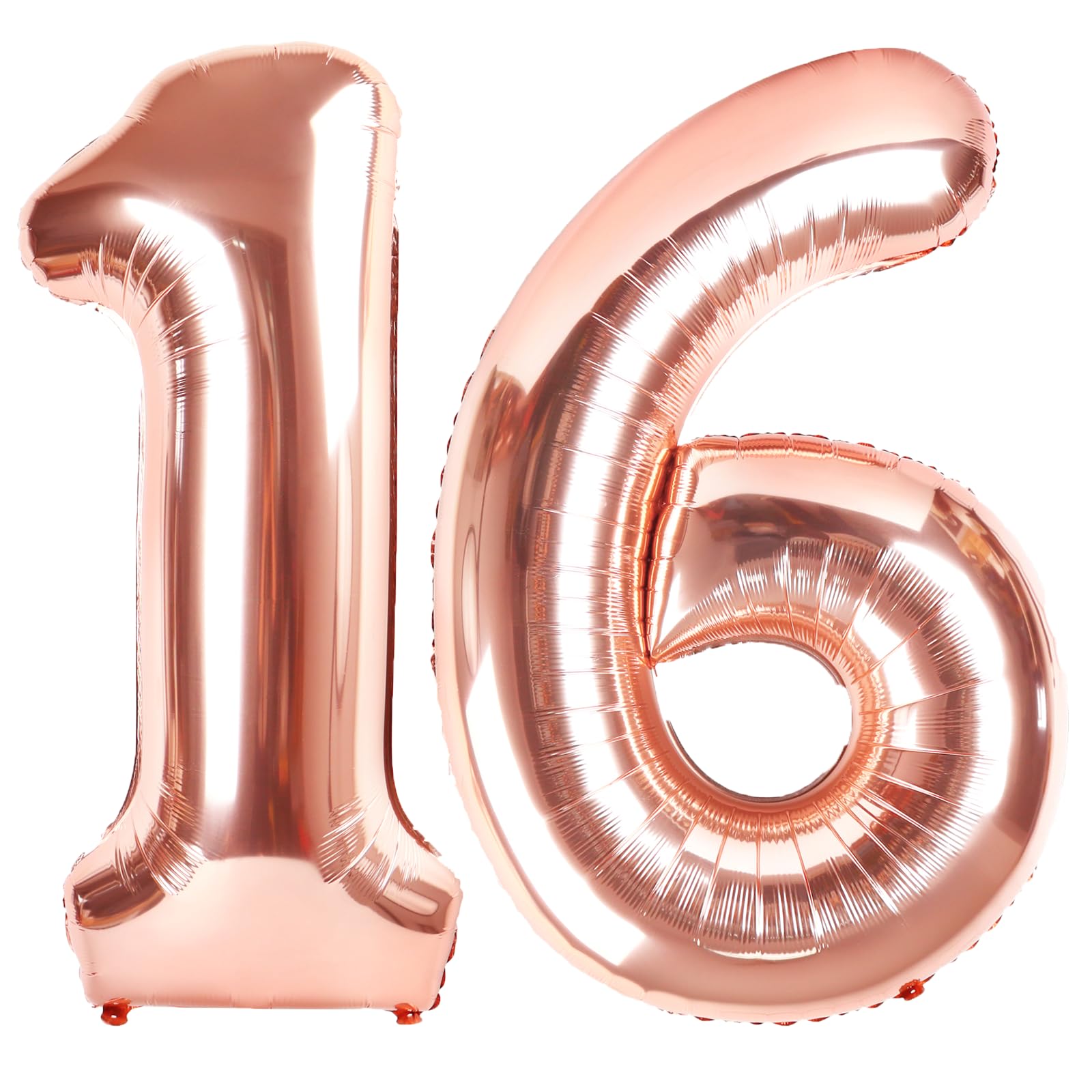 Kelfuoya rose gold 16 balloon front view ideal party backdrop