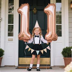 Kelfuoya rose gold 40-inch 11 balloon ideal for photo backdrops
