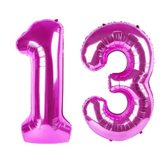 Kelfuoya rose purple 13 balloon giant 40 inch for standout birthday decor