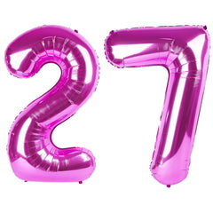 Kelfuoya rose purple 27 balloon for dramatic party photos and celebrations.